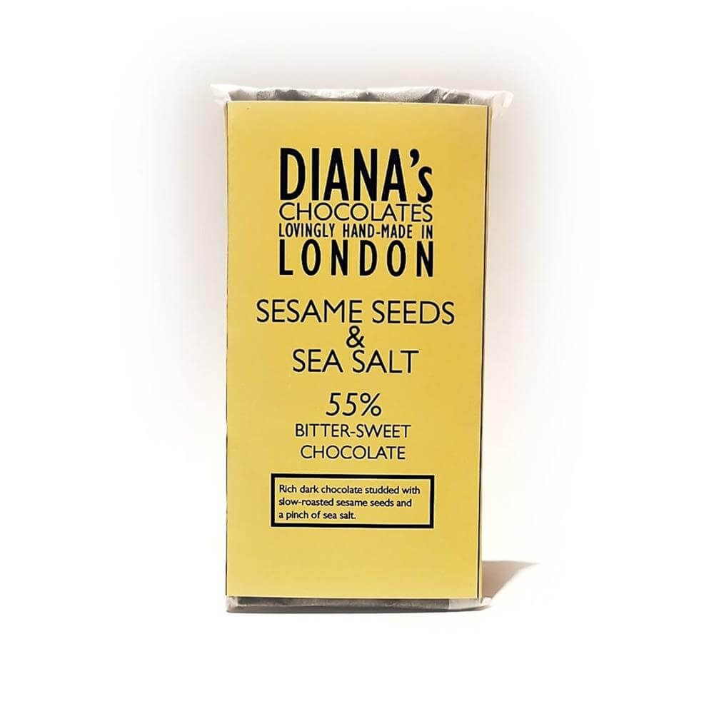 Diana's Sesame Seeds & Sea Salt Bitter Sweet Dark Chocolate 100g